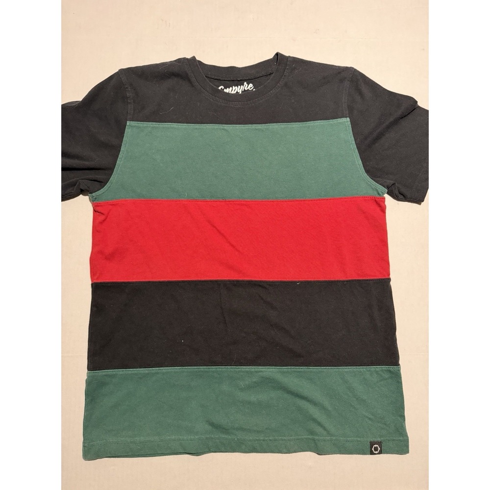 empyre black red‎ green pullover heavy tee, men's pre-loved medium t-shirt #1363